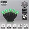 70 5mm Green LED Christmas Halloween Lights, Black Wire, 4" Spacing